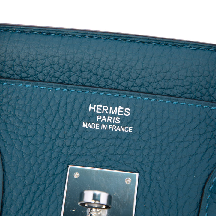 Birkin Retourne 35 Clémence Bleu
