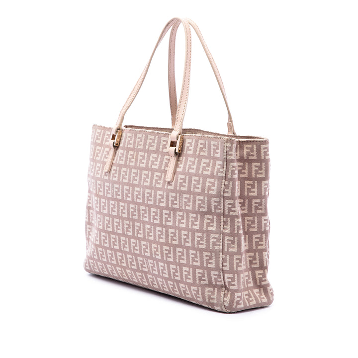 Fendi Zucchino Cabas Petit Rose – vue 2 – GABY PARIS