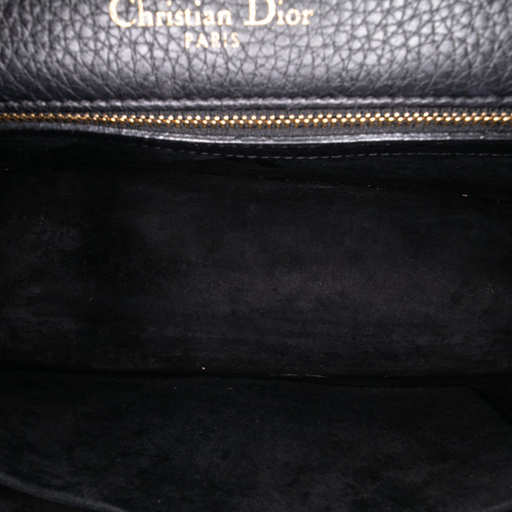 Dior Medium Cuir de veau Diorama Flap Noir