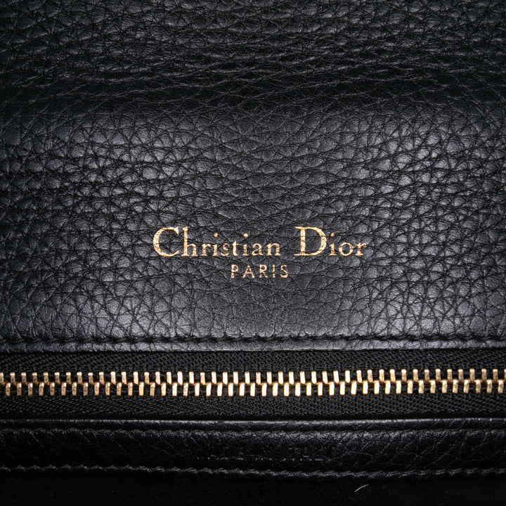 Dior Medium Cuir de veau Diorama Flap Noir