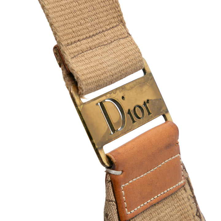 Diorissimo Trotter Canvas Street Chic Hobo Brown - Gaby Paris