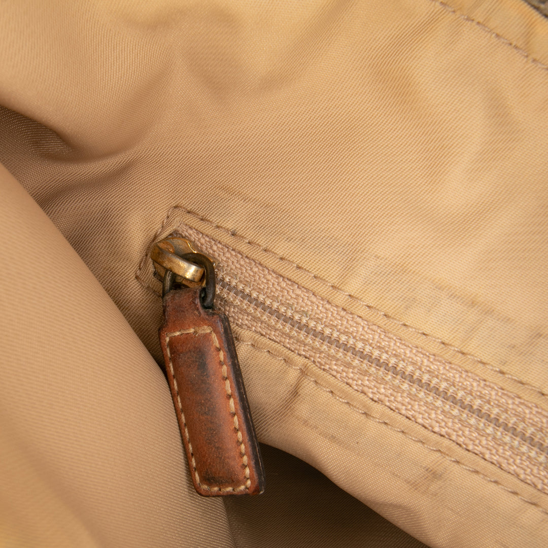 Diorissimo Trotter Canvas Street Chic Hobo Brown - Gaby Paris