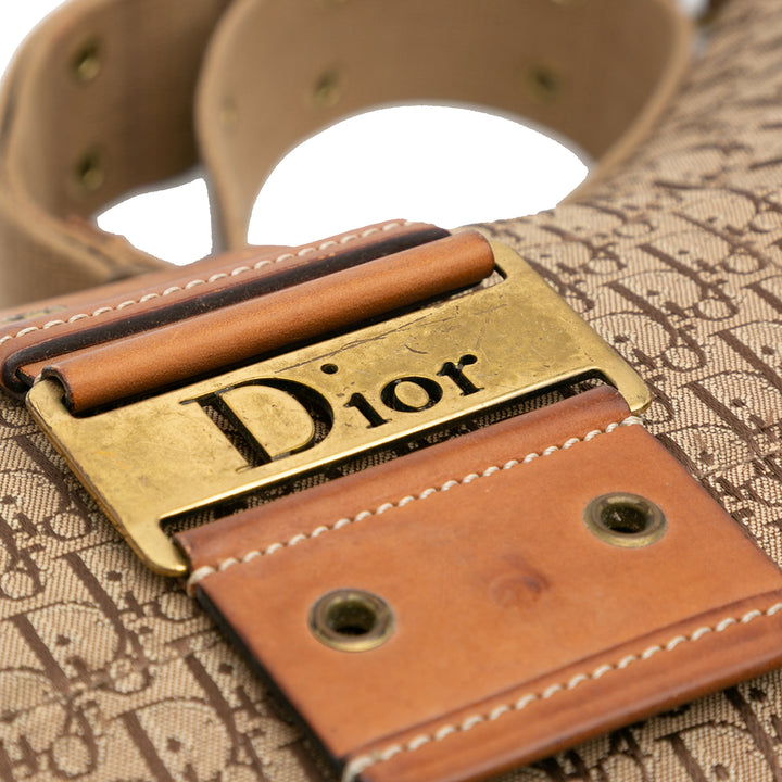 Diorissimo Trotter Canvas Street Chic Hobo Brown - Gaby Paris