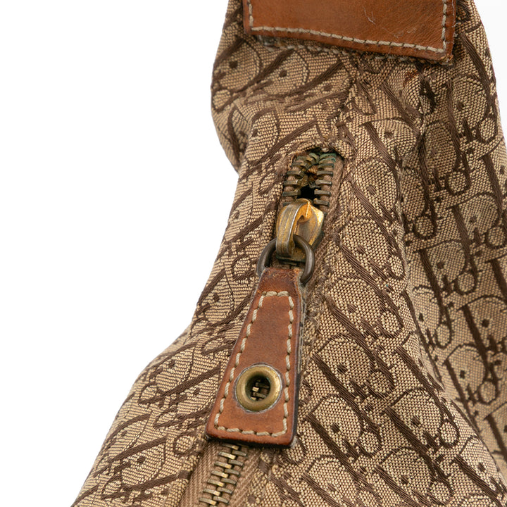 Diorissimo Trotter Canvas Street Chic Hobo Brown - Gaby Paris