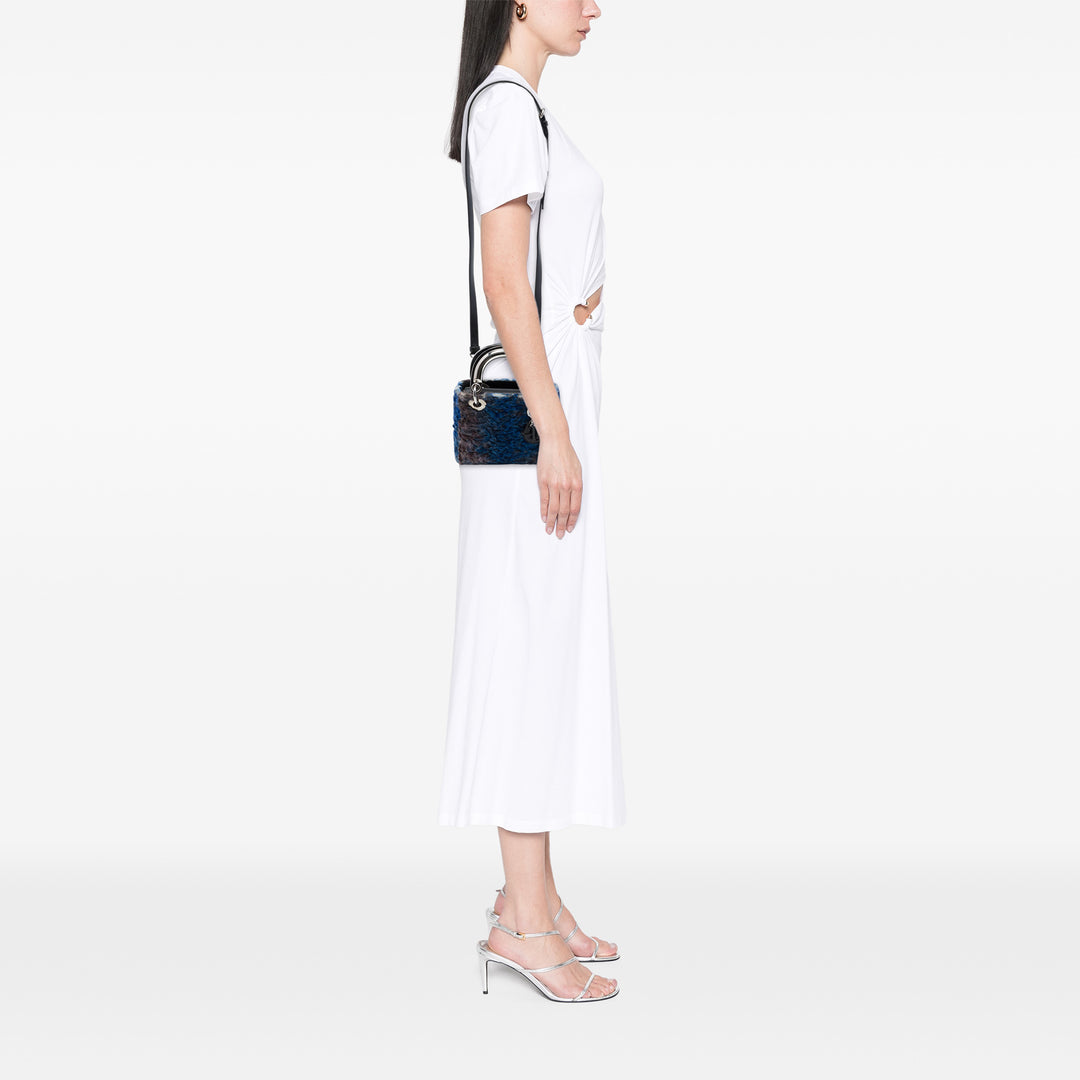 Dior Astrakhan Fur Lady Dior Mini Bleu – vue 6 – GABY PARIS
