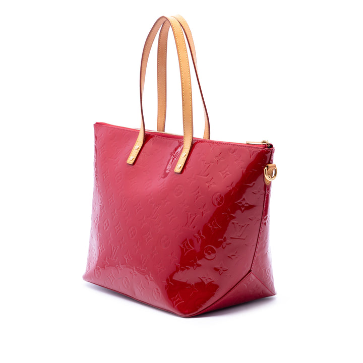 Bellevue GM Cuir verni Monogram Rouge