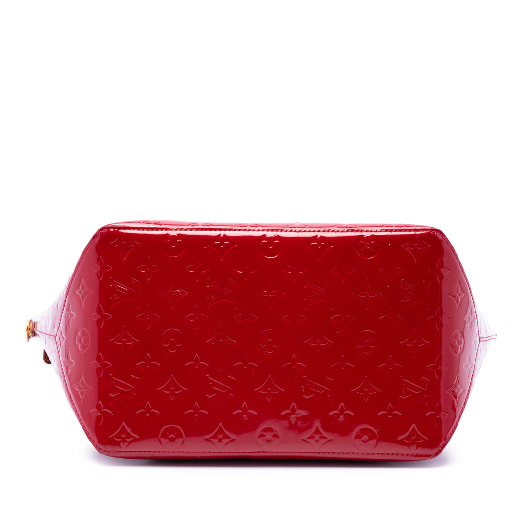 Bellevue GM Cuir verni Monogram Rouge