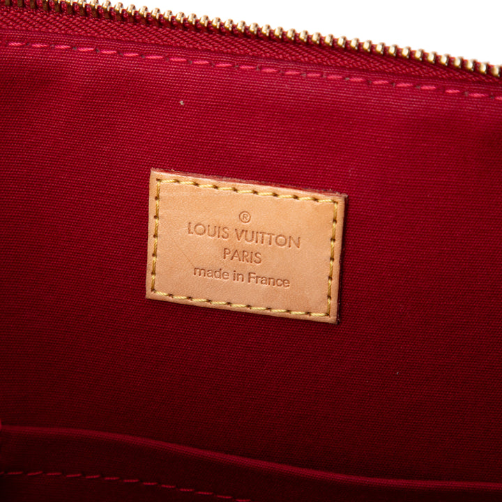 Bellevue GM Cuir verni Monogram Rouge