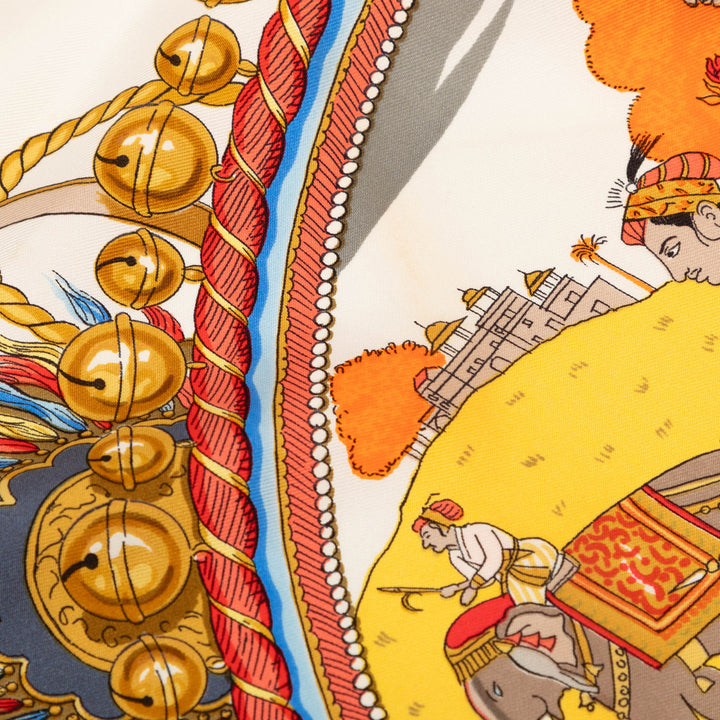Hermès Caparacons De La France Et De L Inde Foulard 90 Soie