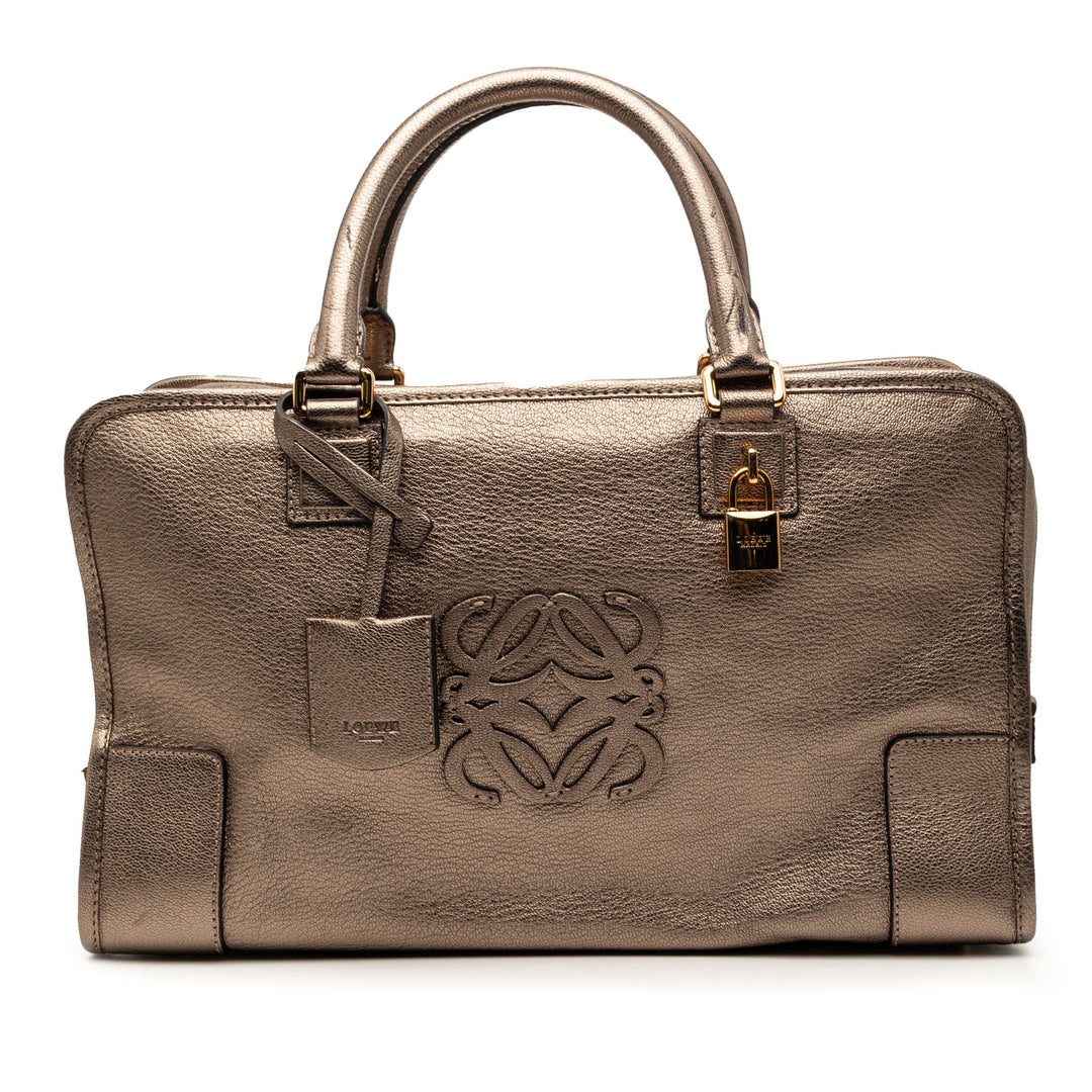 LOEWE Metallic Cuir de chèvre Amazona 36