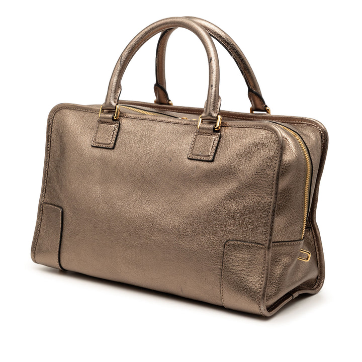LOEWE Metallic Cuir de chèvre Amazona 36