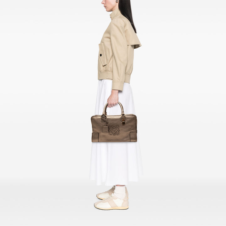 LOEWE Metallic Cuir de chèvre Amazona 36