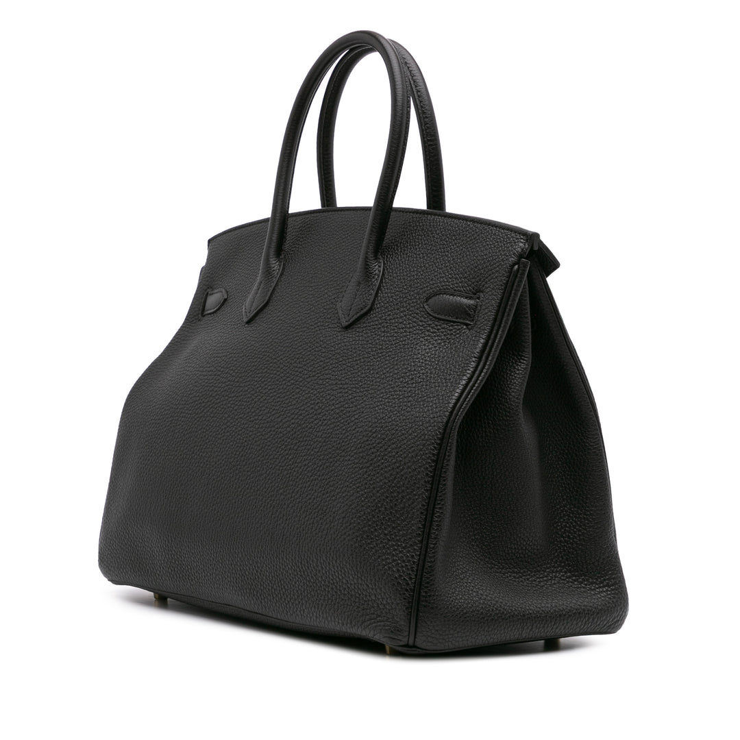Togo Birkin Retourne 35 Black - Gaby Paris