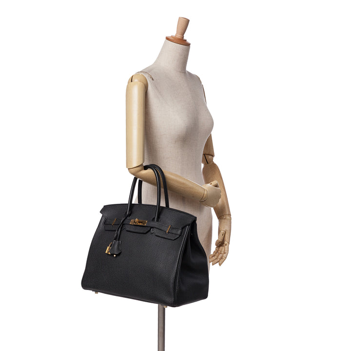 Togo Birkin Retourne 35 Black - Gaby Paris