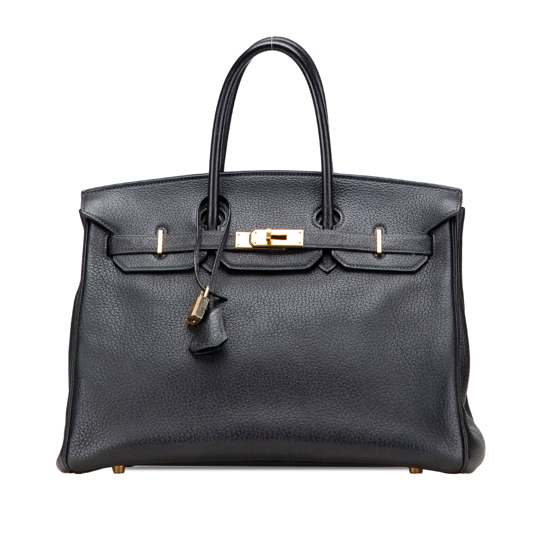 Togo Birkin Retourne 35 Black - Gaby Paris