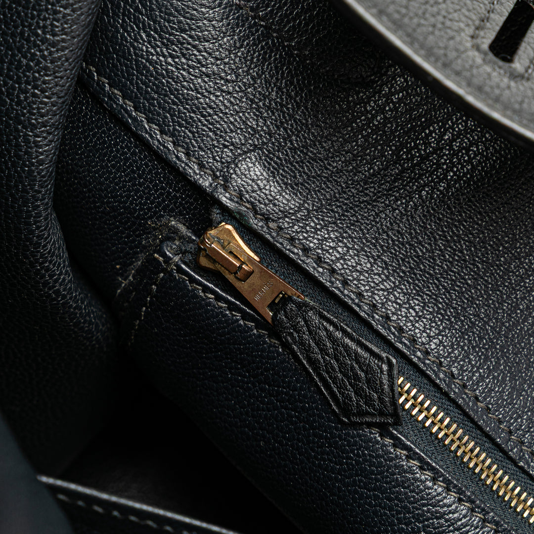 Togo Birkin Retourne 35 Black - Gaby Paris