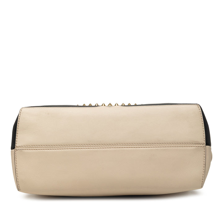 clouté Monster Eyes By The Way Sac Moyen Beige