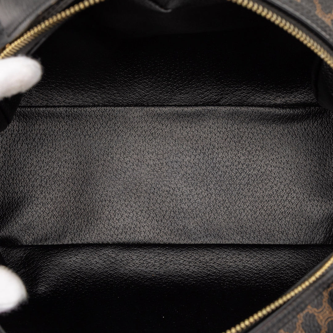 Celine Macadam Coated Toile Dome Sac à main