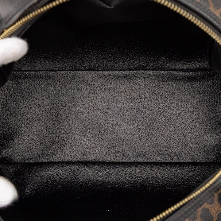 Celine Macadam Coated Toile Dome Sac à main