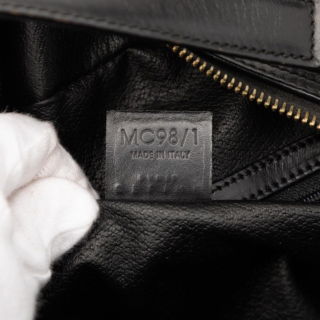 Celine Macadam Coated Toile Dome Sac à main