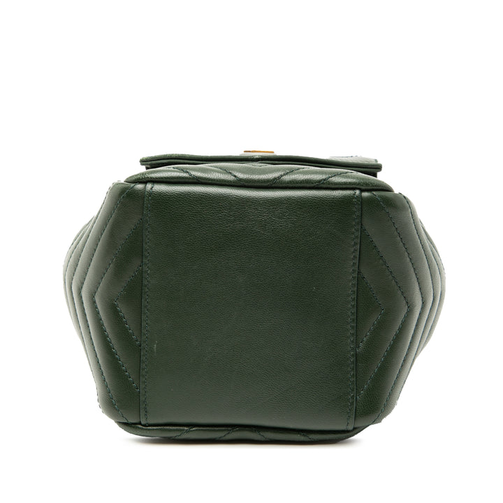 Saint Laurent Mini Matelassé Cuir Joe Bucket Sac