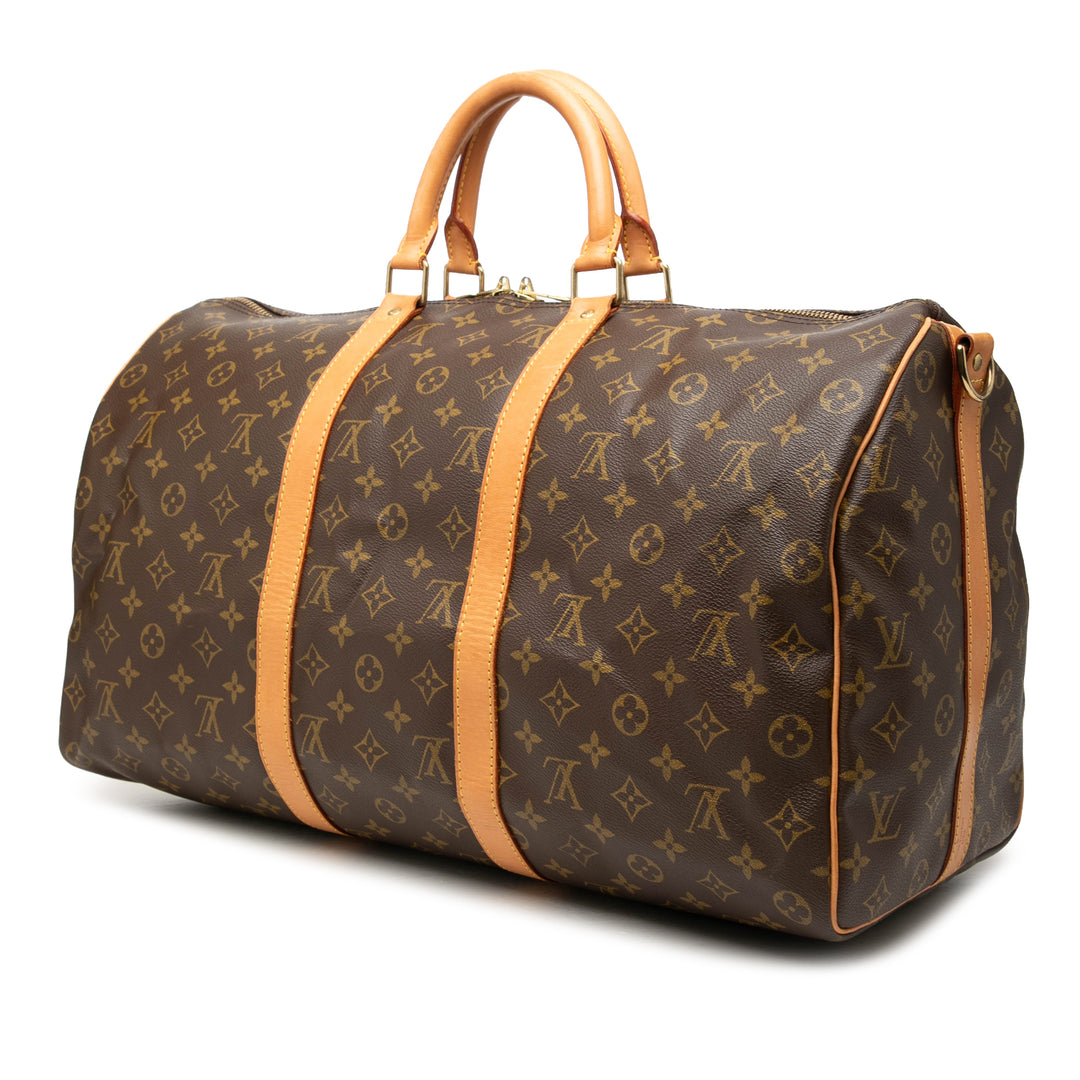 Keepall Bandouliere 50 Monogram Marron
