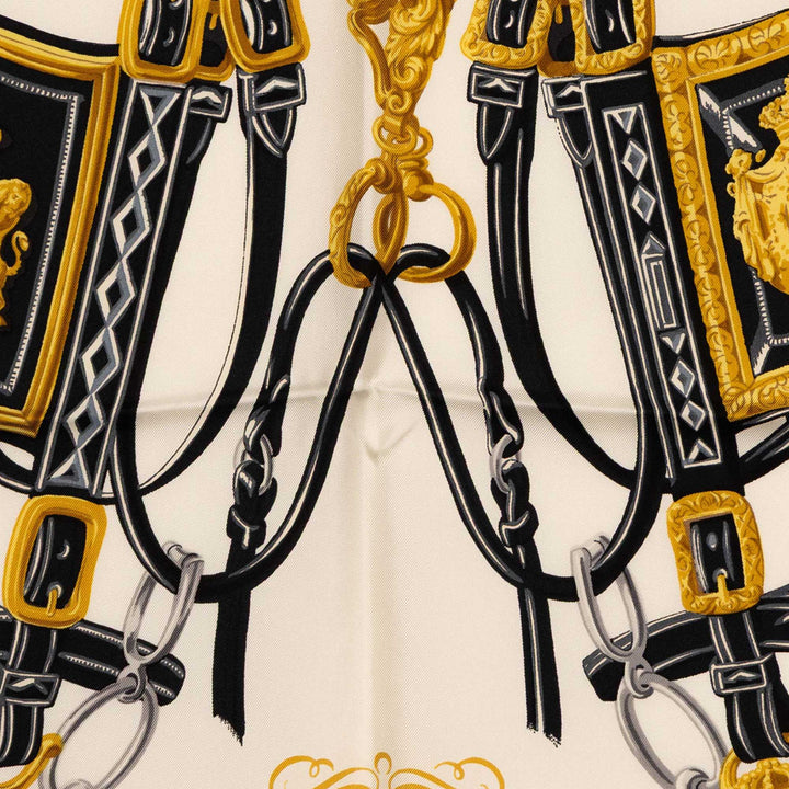 Hermès Brides De Gala Forever Foulard 90 Noir