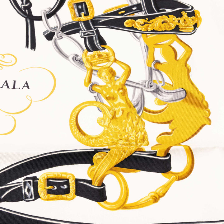 Hermès Brides De Gala Forever Foulard 90 Noir