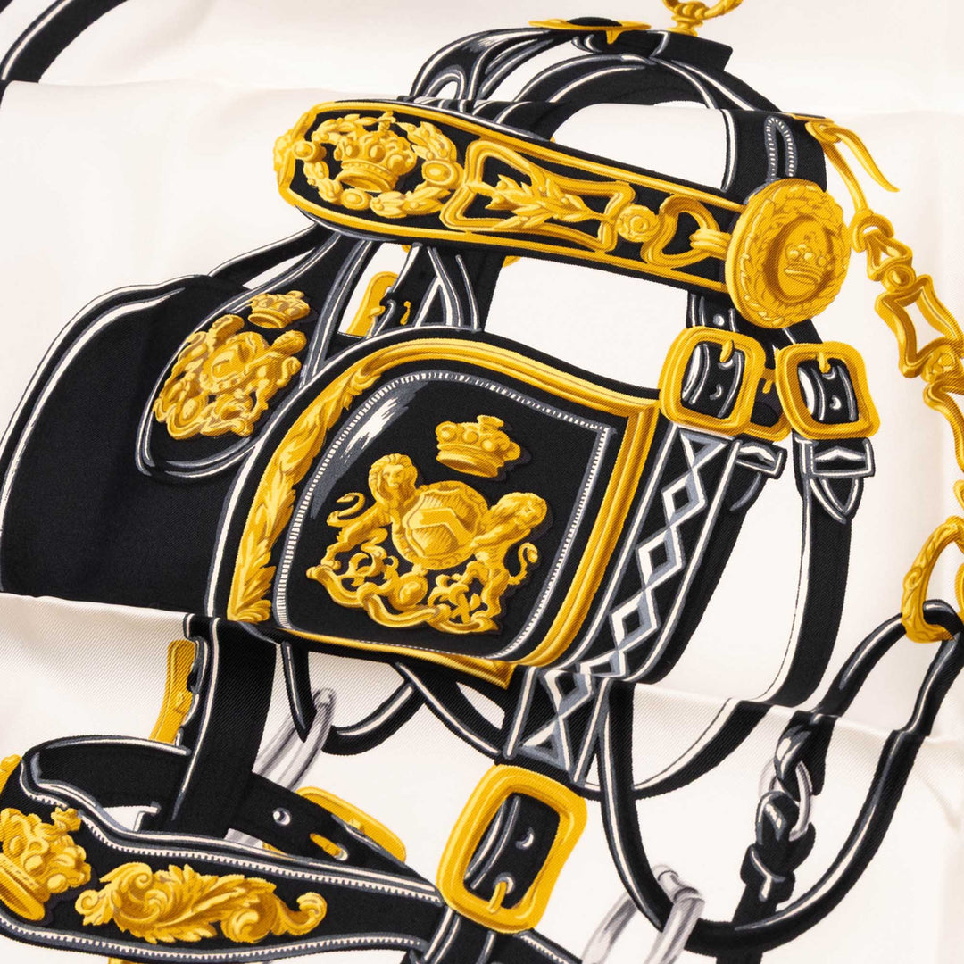 Hermès Brides De Gala Forever Foulard 90 Noir