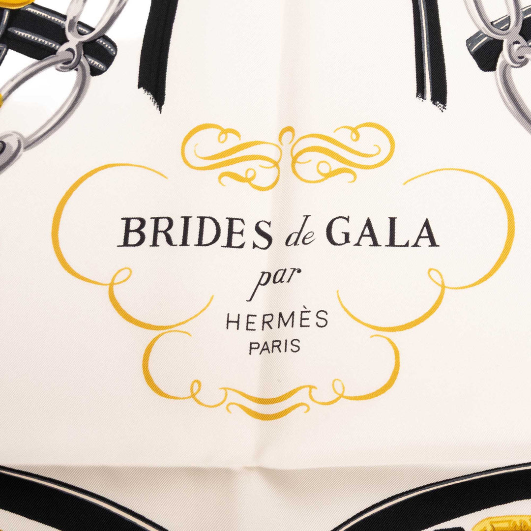 Hermès Brides De Gala Forever Foulard 90 Noir