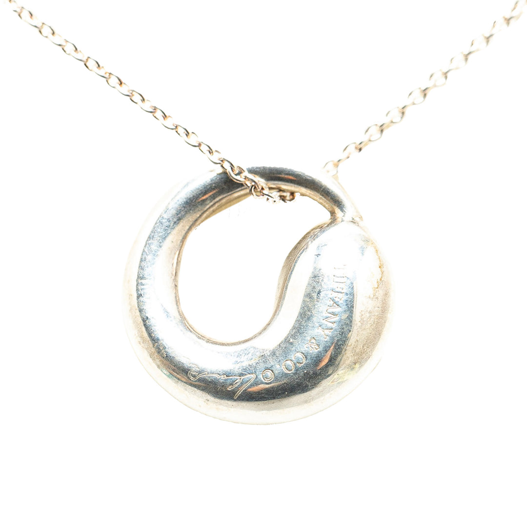 Sterling Silver Eternal Circle Necklace Silver - Gaby Paris