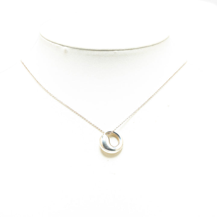 Sterling Silver Eternal Circle Necklace Silver - Gaby Paris