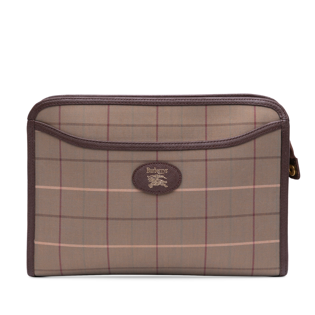 Burberry Vintage Check Toile Pochette