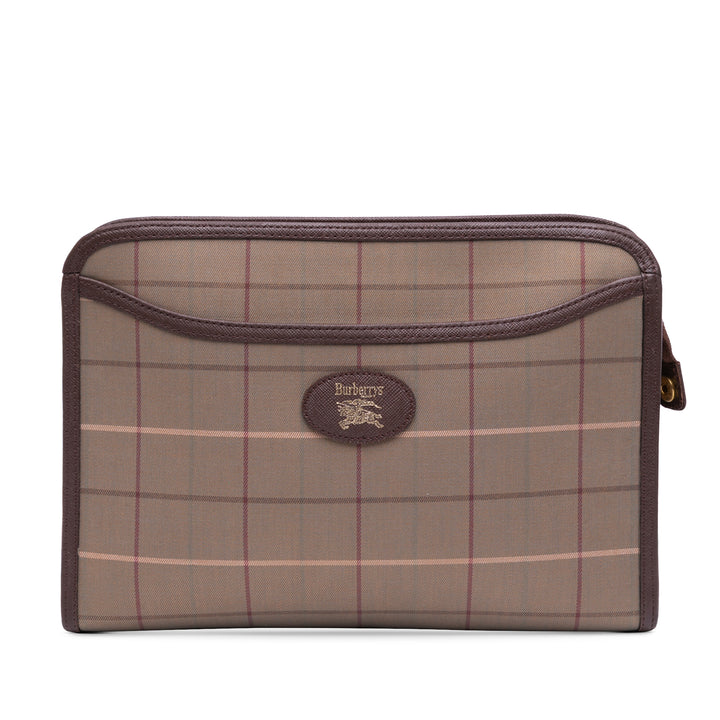 Burberry Vintage Check Toile Pochette