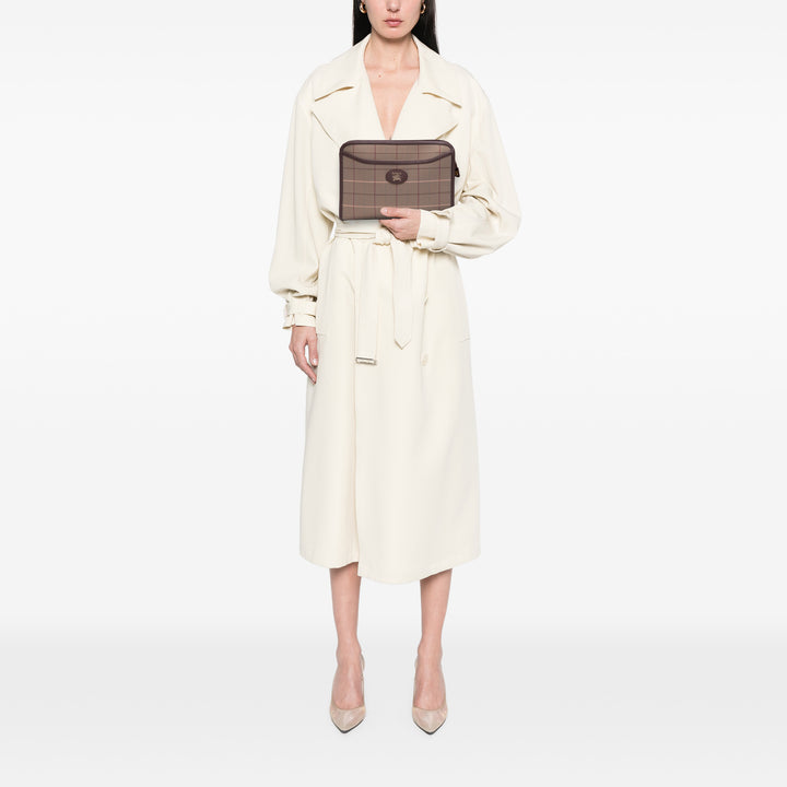 Burberry Vintage Check Toile Pochette