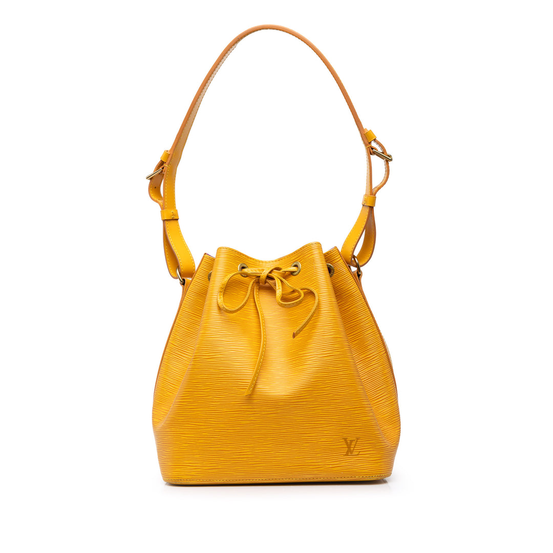 Louis Vuitton Sac seau Noe Épi Jaune – vue principale – GABY PARIS