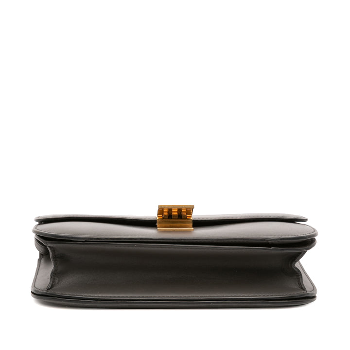 Celine Medium Cuir de veau Classic Boîte Gris