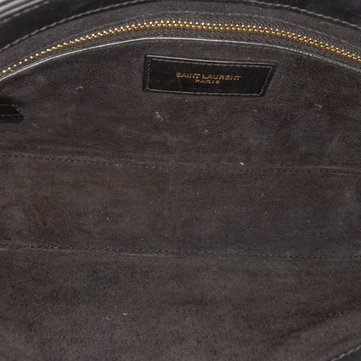 Saint Laurent Smooth Cuir de veau Le 5 a 7 Hobo Noir