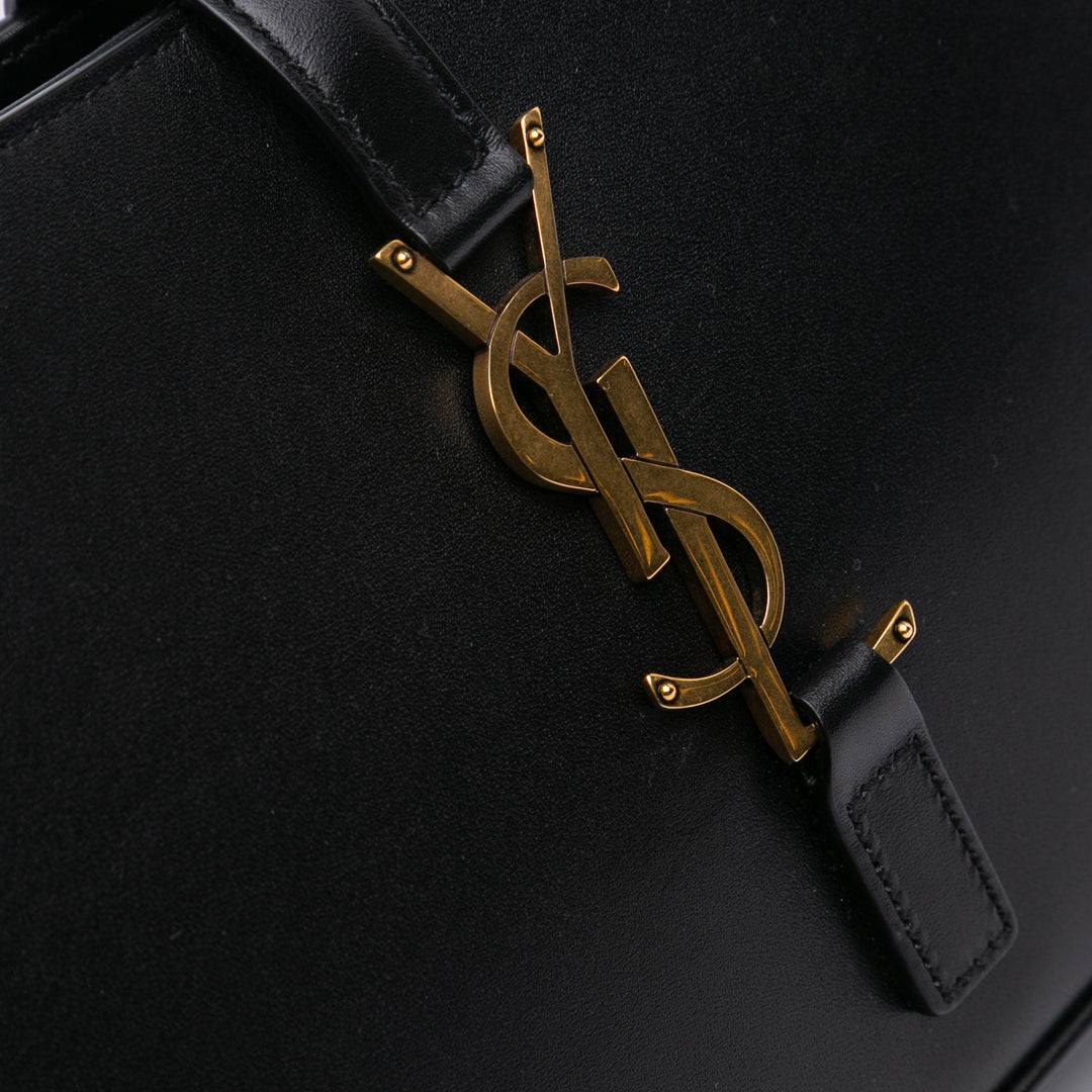 Saint Laurent Smooth Cuir de veau Le 5 a 7 Hobo Noir