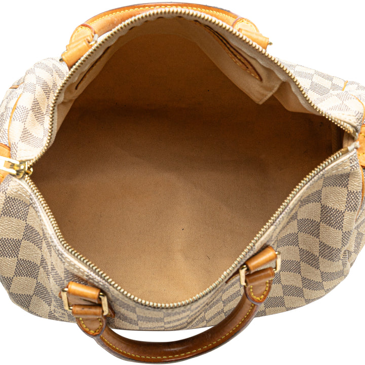 Louis Vuitton Damier Azur Speedy 30 Blanc – GABY PARIS Authentique