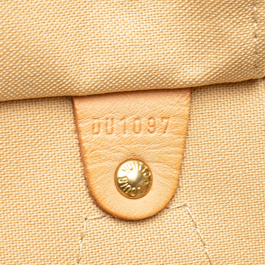 Louis Vuitton Damier Azur Speedy 30 Blanc – GABY PARIS Authentique