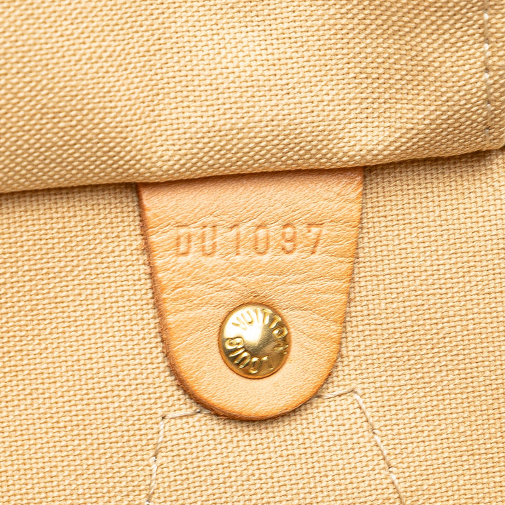 Louis Vuitton Damier Azur Speedy 30 Blanc – GABY PARIS Authentique