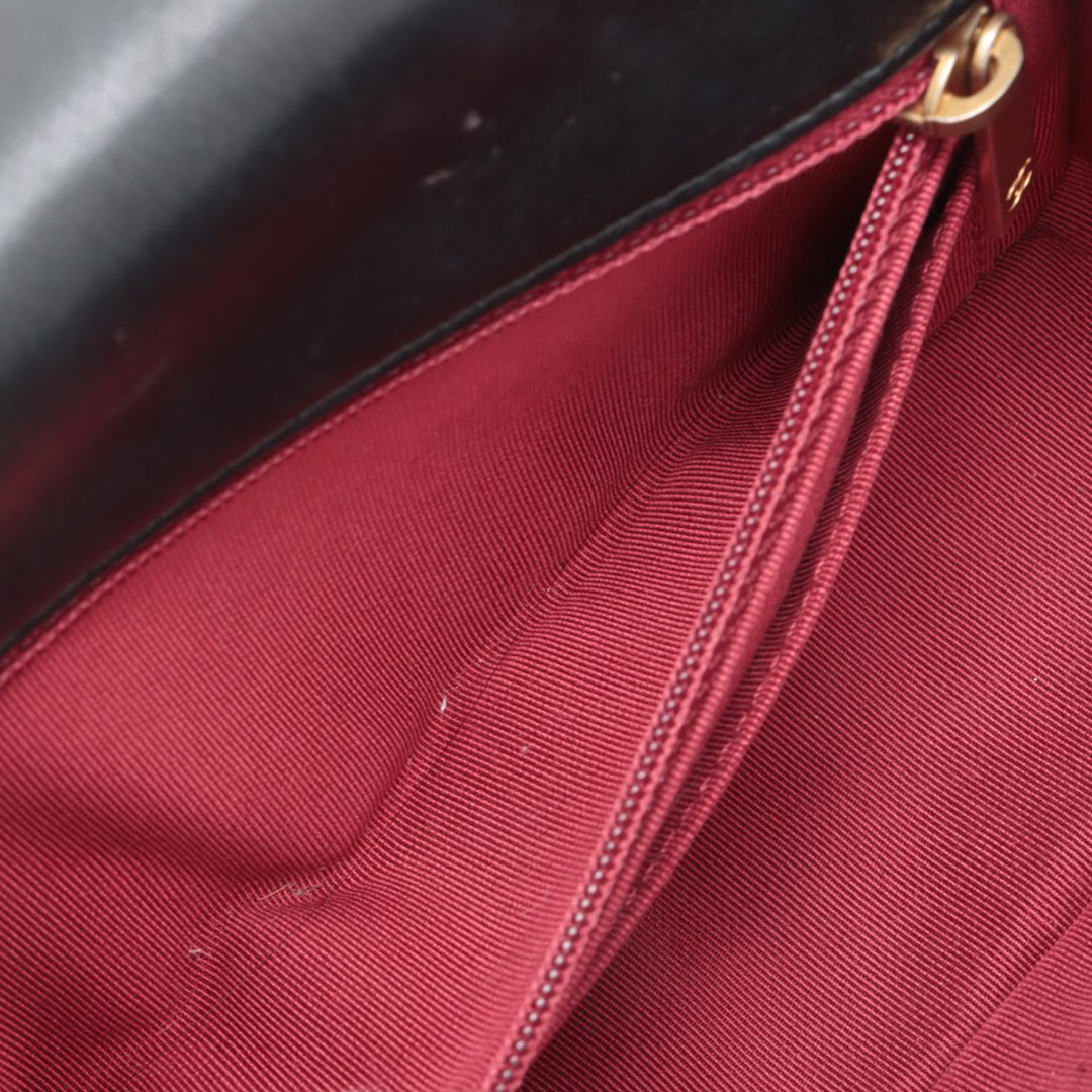 Chanel Mini Rectangular Classic Cuir d’agneau Romance Simple rabat Noir