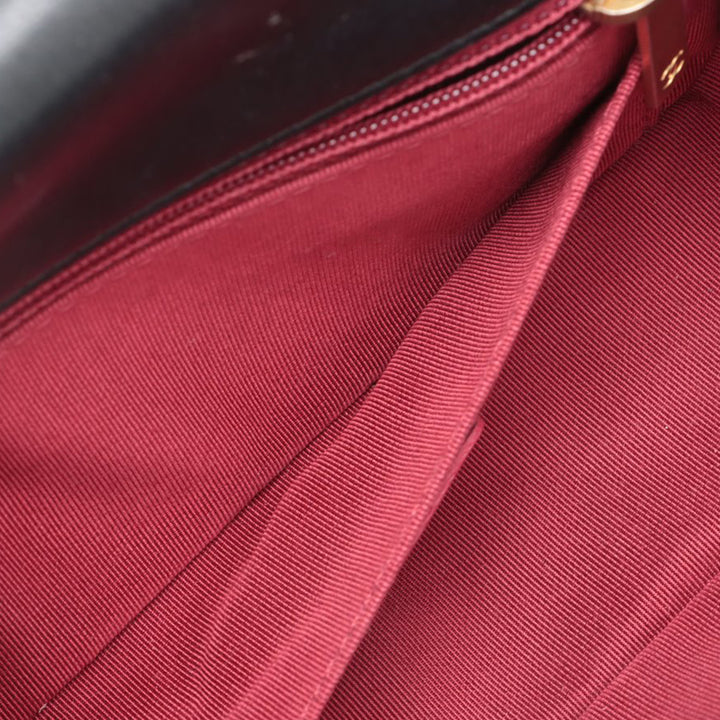 Chanel Mini Rectangular Classic Cuir d’agneau Romance Simple rabat Noir