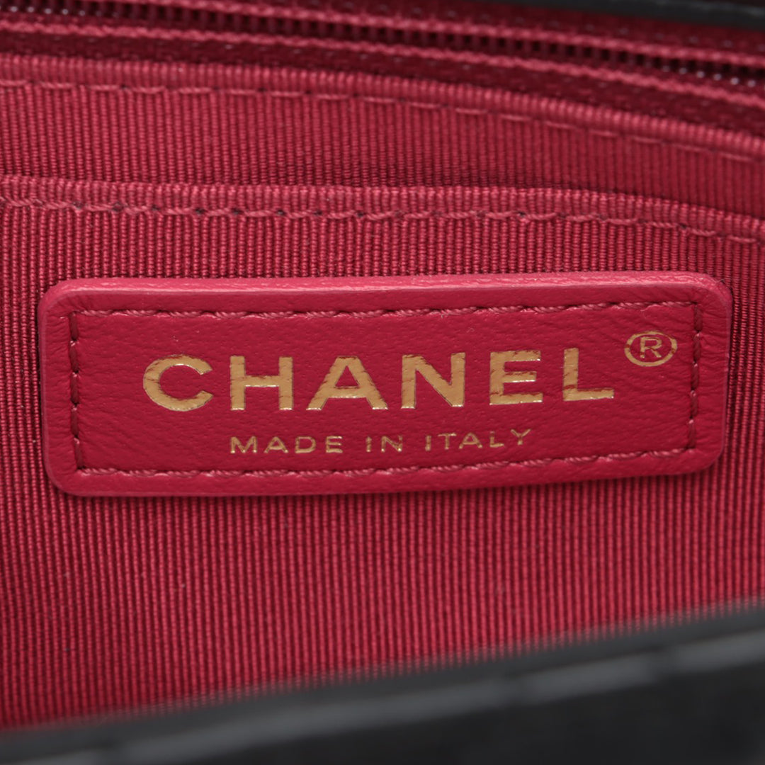 Chanel Mini Rectangular Classic Cuir d’agneau Romance Simple rabat Noir