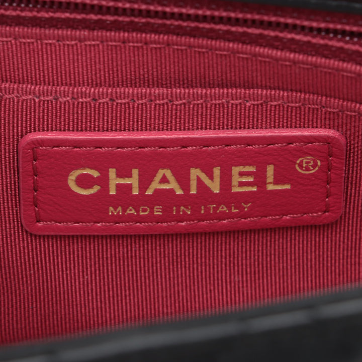 Chanel Mini Rectangular Classic Cuir d’agneau Romance Simple rabat Noir