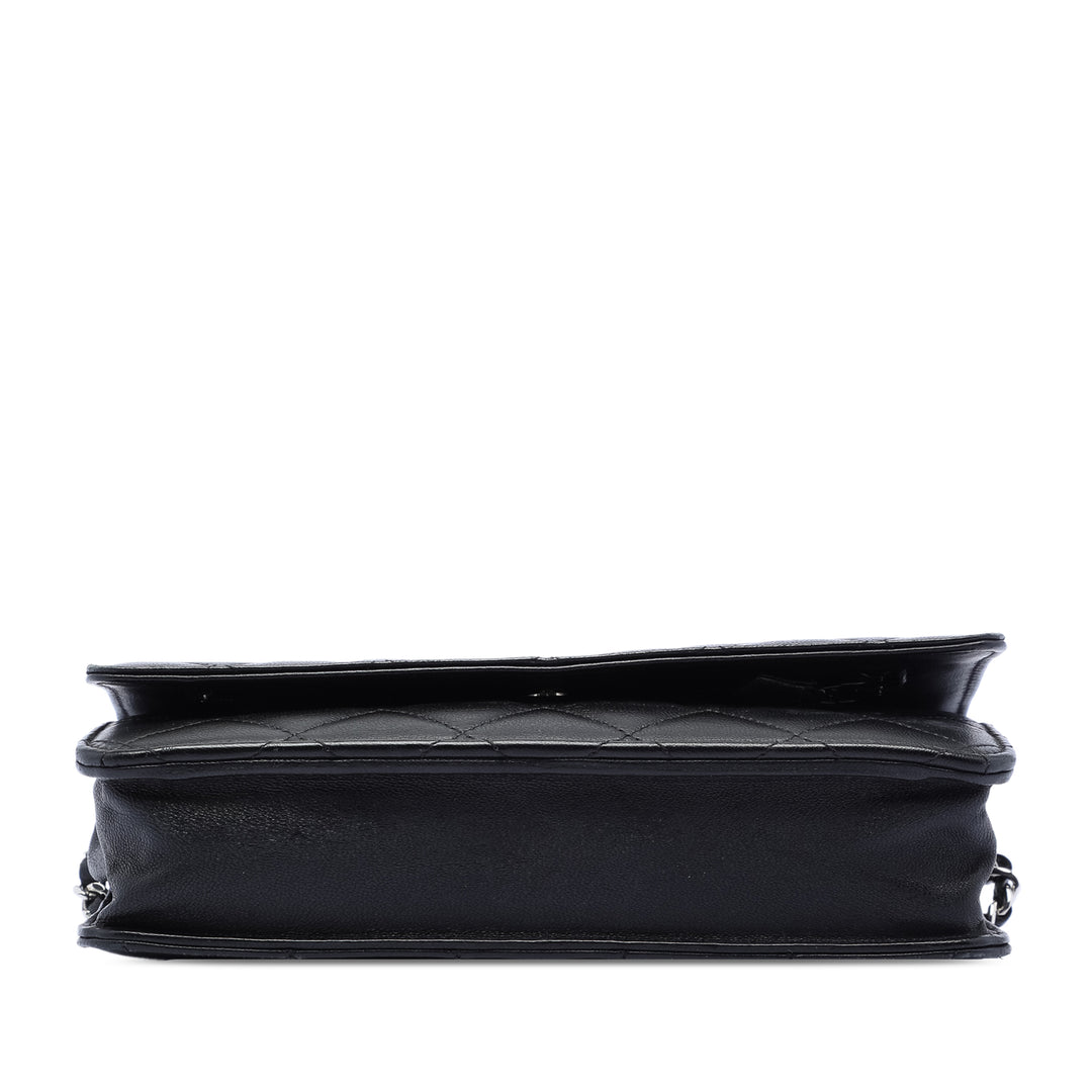 Chanel CC Matelassé Cuir d’agneau Wallet on Chain