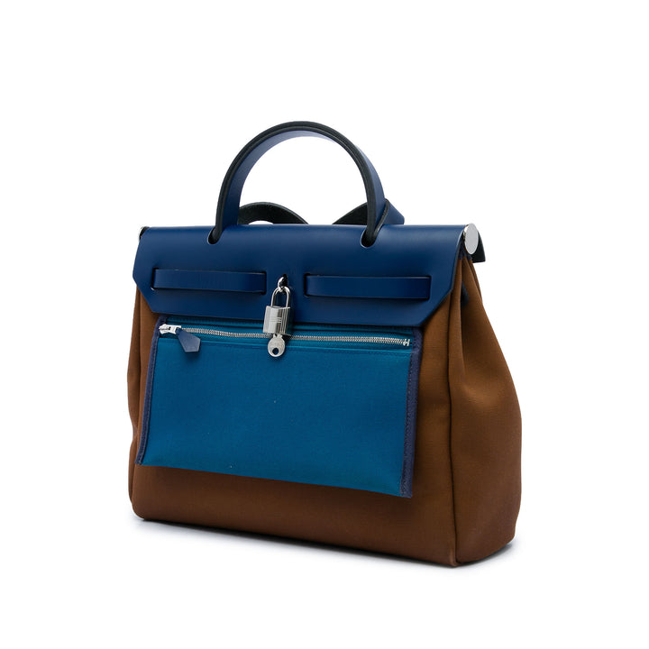 Hermès Sac à main Herbag Zippé Retourne Verso 31 Bleu – vue 2 – GABY PARIS