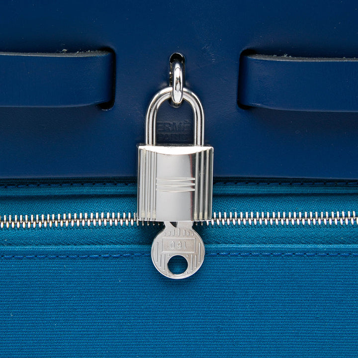 Hermès Sac à main Herbag Zippé Retourne Verso 31 Bleu – vue 5 – GABY PARIS