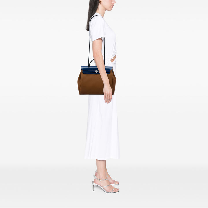 Hermès Sac à main Herbag Zippé Retourne Verso 31 Bleu – vue 6 – GABY PARIS
